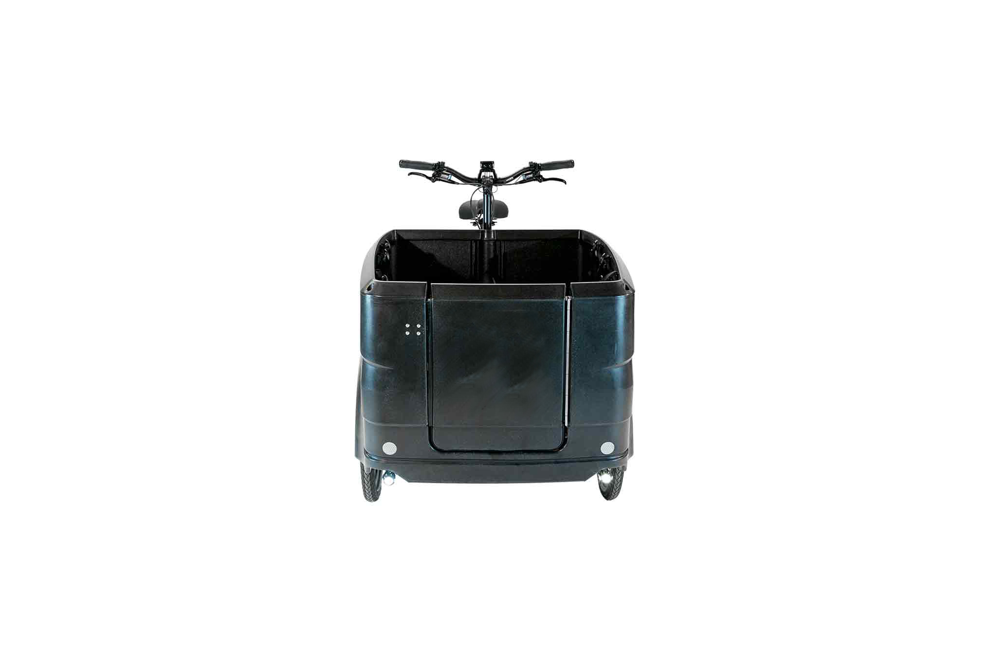 Black Iron Horse POLLY 2 Elektrische bakfiets FRONT-POLLY Black Iron Horse POLLY 2 Elektrische bakfiets FRONT-POLLY