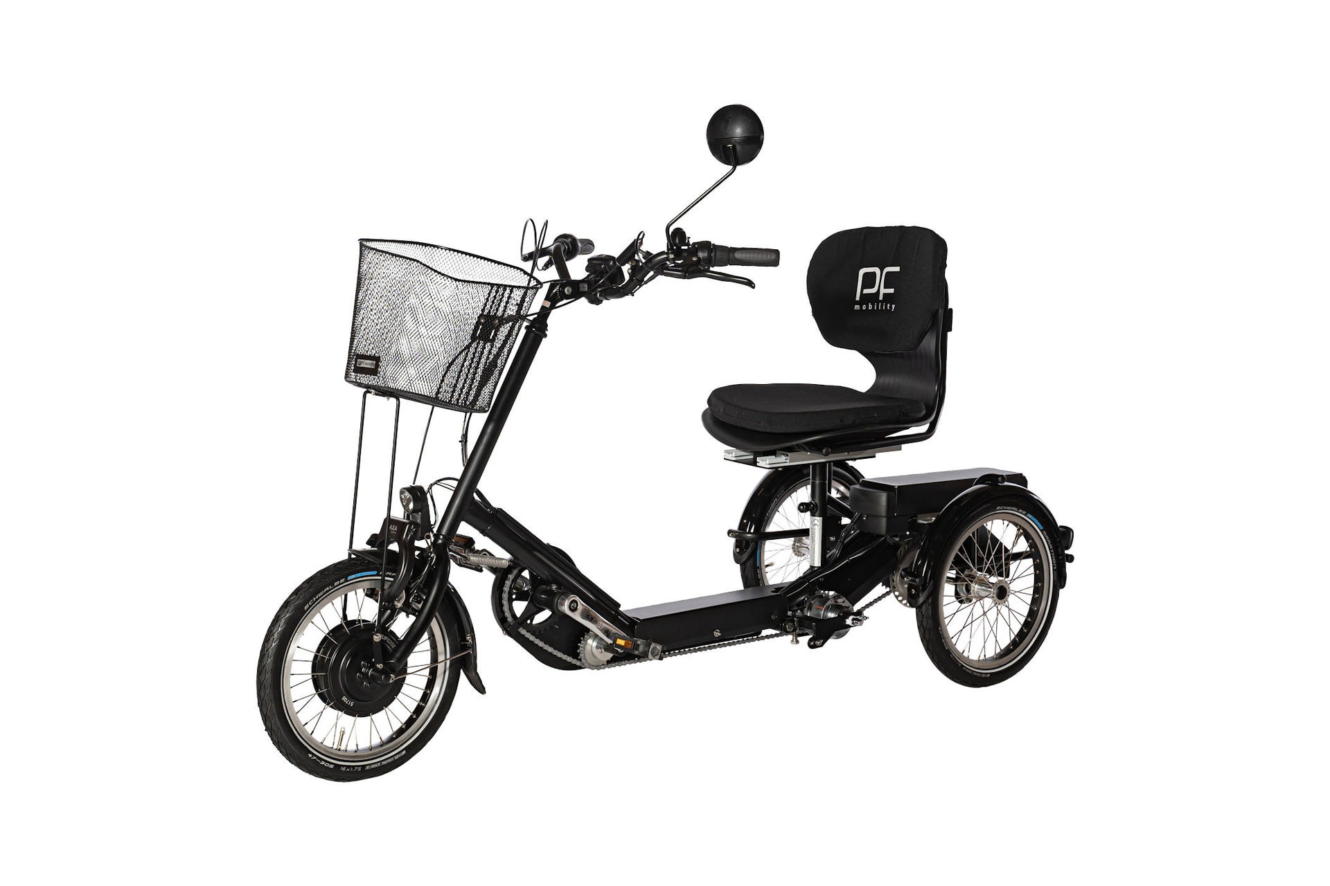 Disco-Medi-P20-elektrisch-Zitdriewieler-fiets-met-ondersteuningRood-zijraanzicht-2.jpg PF Mobility DISCO Medi P20 Zitdriewieler fiets - Afbeelding 2